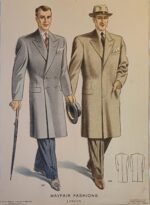Λιθόγραφες εκτυπώσεις μόδας "MAYFAIR FASHIONS, LONDON" και "ADAM, La Revue de l'Homme" (έως τα μέσα 20ού αιώνα- LOT 15 τεμαχίων) - Image 10