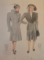 Λιθόγραφες εκτυπώσεις μόδας "MAYFAIR FASHIONS, LONDON" και "ADAM, La Revue de l'Homme" (έως τα μέσα 20ού αιώνα- LOT 15 τεμαχίων) - Image 14