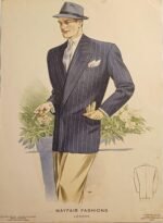Λιθόγραφες εκτυπώσεις μόδας "MAYFAIR FASHIONS, LONDON" και "ADAM, La Revue de l'Homme" (έως τα μέσα 20ού αιώνα- LOT 15 τεμαχίων) - Image 16