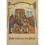 Μενού Μπυραρίας "Hofbräuhaus am Platzl" (Συλλεκτικό, 1950s-'60s)