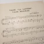 Παρτιτούρα "Valse-La Laitière" Octave Crémieux (1913), συλλεκτική - Image 2