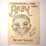Σπάνια vintage παρτιτούρα "Le Gros Succès de la Rose Noire- BΑΒΥ" Abner Silver
