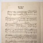 Σπάνια vintage παρτιτούρα "Le Gros Succès de la Rose Noire- BΑΒΥ" Abner Silver - Image 2