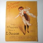 Vintage Παρτιτούρα "Le Dernier Tango" E. Doloire (1913)