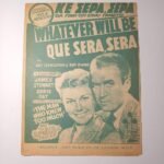 Vintage Παρτιτούρα "Que Sera, Sera-Whatever Will Be, Will Be" Jay Livingston (1955)