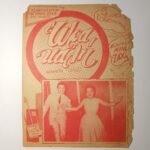 Vintage Παρτιτούρα "Ώρα καλή" Νινή Ζαχά (1956)