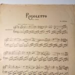 Vintage Παρτιτούρα "Rigoletto Pot Pourri" G. Verdi - Image 2