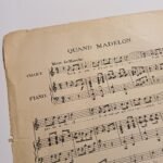 Vintage Παρτιτούρα "Quand Madelon" Camille Robert - Image 2