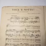 Vintage Παρτιτούρα "Voce 'e notte!" Ernesto De Curtis - Image 3