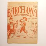 Vintage Παρτιτούρα "Barcelona (Indigo-Yes!-Indigo)" Tolchard Evans