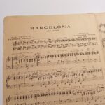 Vintage Παρτιτούρα "Barcelona (Indigo-Yes!-Indigo)" Tolchard Evans - Image 2
