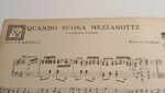 Vintage Παρτιτούρα "Quando suona mezzanotte" D.VASIN (1937) - Image 2