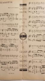 Vintage Παρτιτούρα "Quando suona mezzanotte" D.VASIN (1937) - Image 3