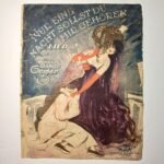 Vintage Παρτιτούρα "Nur eine Nacht sollst du mir gehören" Oskar Geiger (1920)