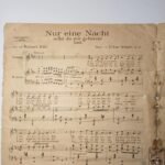 Vintage Παρτιτούρα "Nur eine Nacht sollst du mir gehören" Oskar Geiger (1920) - Image 4