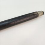 Μπαστούνι στήριξης ξύλινο με μεταλλική λαβή, vintage - Image 4