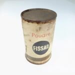 Μεταλλικό κουτί πούδρας Fissan (μέσα 20ού αιώνα), vintage