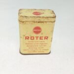 Μεταλλικό κουτί "Roter - Gastric Ulcer Tablets" 9 Σεπτεμβρίου 1955 (Ολλανδική φαρμακοβιομηχανία), vintage