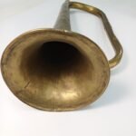 WWI & WWII Στρατιωτική χάλκινη σάλπιγγα (bugle/clairon) Ελληνικού στρατού (αρχές - μέσα 20ού αιώνα) - Image 2