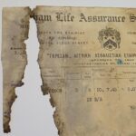 Απόδειξη πληρωμής ασφαλίστρων "Gresham Life Assurance Society Limited" 1943 Αθήνα - Image 3