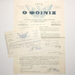 Ασφαλιστήριο συμβόλαιο πυρός & απόδειξη πληρωμής "Ο Φοίνιξ", για την Ελληνική Χαρτοποιία, 11 Φεβρουαρίου 1967, Αθήνα (LOT 2 τεκμηρίων)