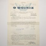Ασφαλιστήριο συμβόλαιο πυρός & απόδειξη πληρωμής "Ο Φοίνιξ", για την Ελληνική Χαρτοποιία, 27 Φεβρουαρίου 1967, Αθήνα (LOT 2 τεκμηρίων) - Image 2