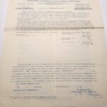 Ασφαλιστήριο πυρός & Απόδειξη είσπραξης "Γενικαί Ασφάλειαι της Ελλάδος" 8 Φεβρουαρίου 1964, για την Ελληνική Χαρτοποιία, Αθήνα (LOT 2 τεκμηρίων) - Image 2