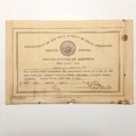 Πιστοποιητικό εκπαίδευσης "Navy Department U.S.A." (Υπουργείου Ναυτικών των ΗΠΑ) 20-4-1951