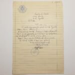 Μεταπολεμικό- Ενδεικτικόν Οκταταξίου Γυμνασίου Ναυπάκτου, σχολικού έτους 1946-1947 (LOT 3 εγγράφων) - Image 5