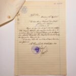 WWII- Β' Παγκοσμίου Πολέμου- Ενδεικτικόν "Εξαταξίου Γυμνασίου Θηλέων Αιγίου" 1939, Διακοπτό, Αίγιο (LOT 3 εγγράφων) - Image 3