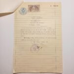 Απολυτήριον "Δημοτικόν Σχολείον Αιγίου" Σχολ. έτος 1950-1951 (LOT 3 εγγράφων) - Image 3