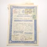 Απολυτήριον "Δημοτικόν Σχολείον Αιγίου" Σχολ. έτος 1952-1953 (LOT 3 εγγράφων)