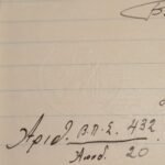 Χειρόγραφο Αποδεικτικό σπουδών "Γυμνάσιο Αρρένων Αιγίου" Σχολ. έτος 1939-1940 (περίοδος WWII-Β' Παγκοσμίου Πολέμου) - Image 3