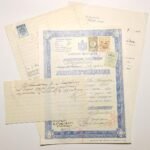 Απολυτήριον "Δημοτικόν Σχολείον Βαλιμητίκων", Σχολ. έτος 1951-'52, Βαλιμίτικα Αιγιαλείας (LOT 4 εγγράφων)
