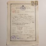 Ενδεικτικόν "Οκτατάξιον Γυμνάσιον Θηλέων Αιγίου" Σχολ. έτους 1957-1958 (LOT 4 εγγράφων) - Image 2