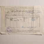 Ενδεικτικόν "Οκτατάξιον Γυμνάσιον Θηλέων Αιγίου" Σχολ. έτους 1957-1958 (LOT 4 εγγράφων) - Image 3