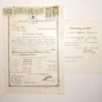 Ενδεικτικόν "Οκτατάξιον Γυμνάσιον Θηλέων Αιγίου" Σχολ. έτους 1957-1958