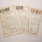 Ενδεικτικά "Γυμνάσιον Θηλέων" & "Δημοτικόν" 1939-53 από το Αίγιο (Μεταπολεμικής περιόδου- Εμφυλίου) (LOT 16 τεμ.) - Image 2