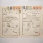 Ενδεικτικά "Οκτατάξιον Γυμνάσιον Θηλέων Αιγίου" 1951-'54, Αίγιο (LOT 12 τεμ.) - Image 2