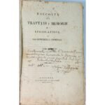 "Raccolta di Trattati e Memorie di Legislazione e Giurisprudenza Criminale" Τόμος 1ος, Francesco Mario Pagano (1821)