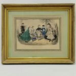 Πίνακας γκραβούρα "Costumes d' Enfants" 1864