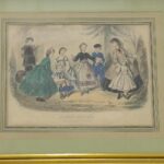 Πίνακας γκραβούρα "Costumes d' Enfants" 1864 - Image 2