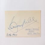 Ιδιόχειρο αυτόγραφο του Bobby Moore, 1972