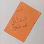 Ιδιόχειρο αυτόγραφο του ηθοποιού Richard Widmark, 1974