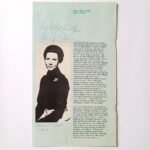 Ιδιόχειρο αυτόγραφο της μπαλαρίνας Dame Beryl Grey, 1976