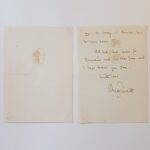Αλληλογραφία από την μπαλαρίνα Antoinette Sibley προς τον γλύπτη Enzo Plazzotta, δεκαετίας '70 Λονδίνο (Συλλογή 3 τεμαχίων) - Image 5