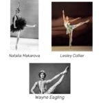Ιδιόχειρα αυτόγραφα των Lesley Collier, Natalia Makarova και Wayne Eagling, χορευτών μπαλέτου του έργου "The Sleeping Beauty" 1973 - Image 2