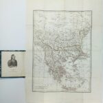 Ελληνική Επανάσταση - Χάρτης του Φιλέλληνα Καρόλου Φαβιέρου με ιδιόχειρη αφιέρωση "Carte de la Grèce Moderne" - Adrien-Hubert Brué 1826