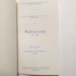 Τεκτονικό πρόγραμμα της Τεκτονικής Στοάς Wulfrun Lodge No. 4602 - 1/2/1982 - Image 2