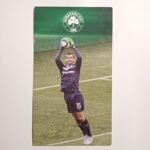 Αυθεντική συλλεκτική κάρτα με το αυτόγραφο του Άγγλου τερματοφύλακα Luke Steele του Παναθηναϊκού (2014-2017)